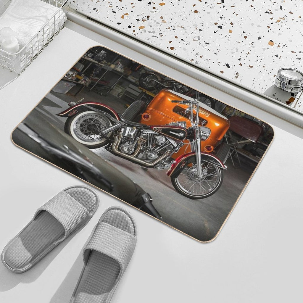 Damien King's Harley Davidson  High-Traffic Bath Mat