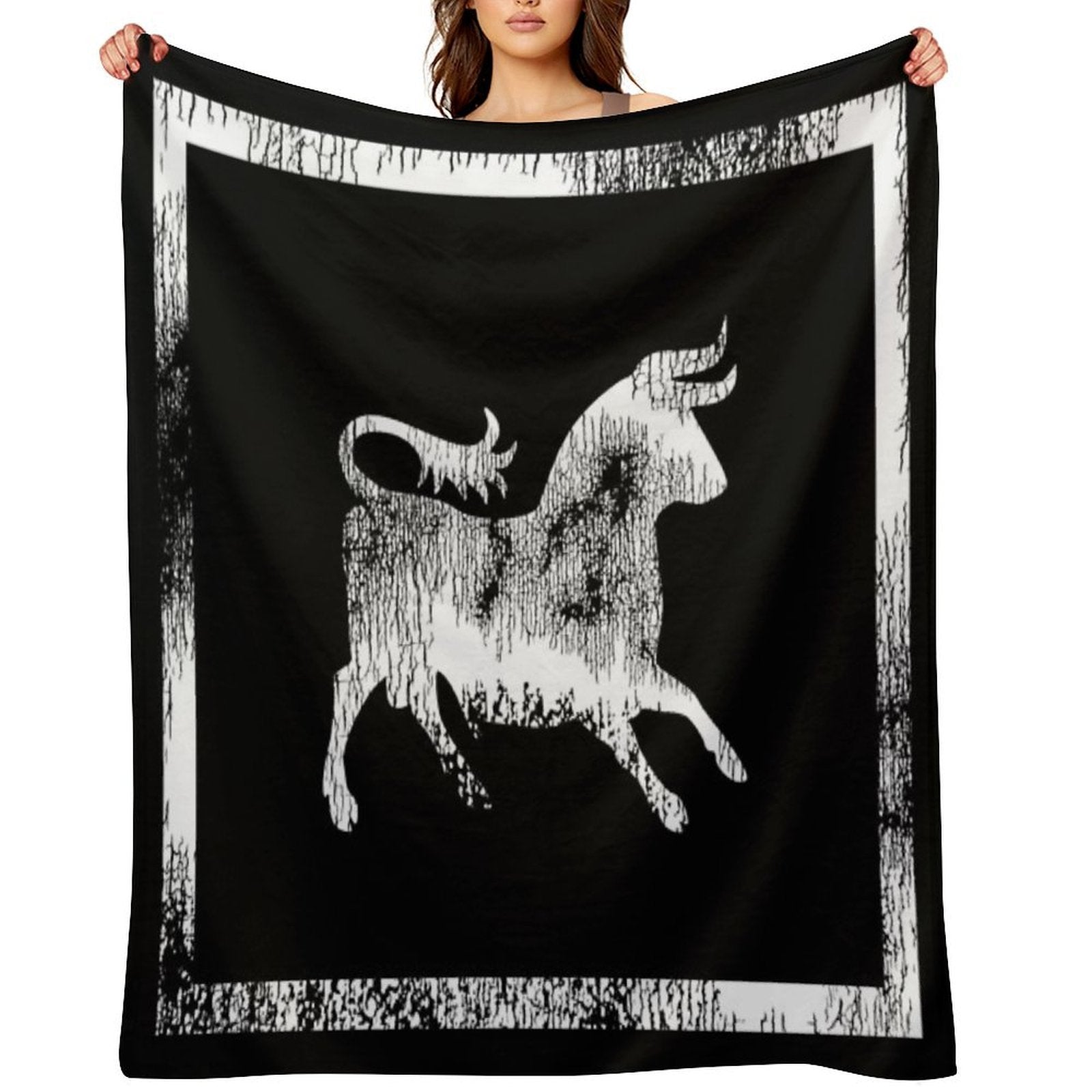 Caesar's Legion Logo (WornWhite) Multi-functional Throw Blanket