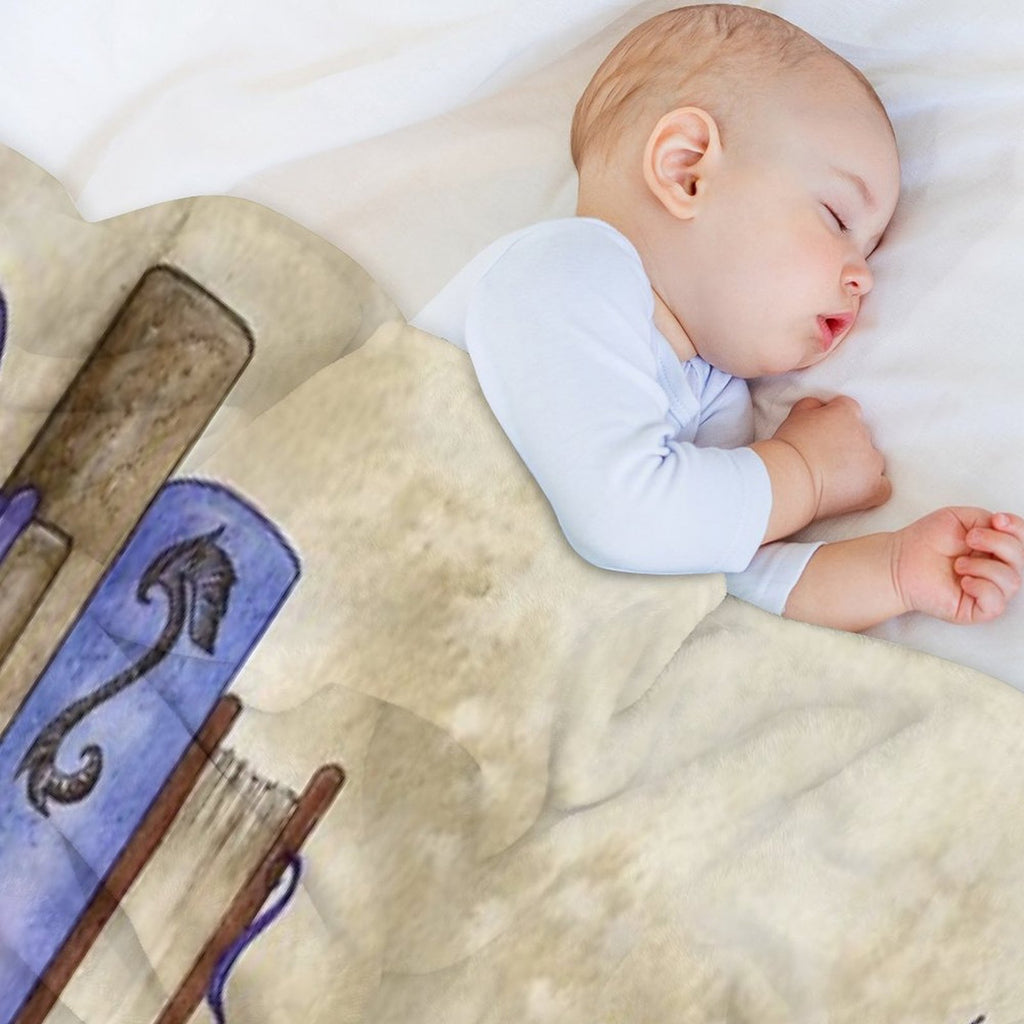Book Worm II Premium Throw Blanket