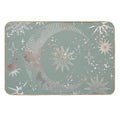 Mystic Green Moon  Versatile Bath Mat