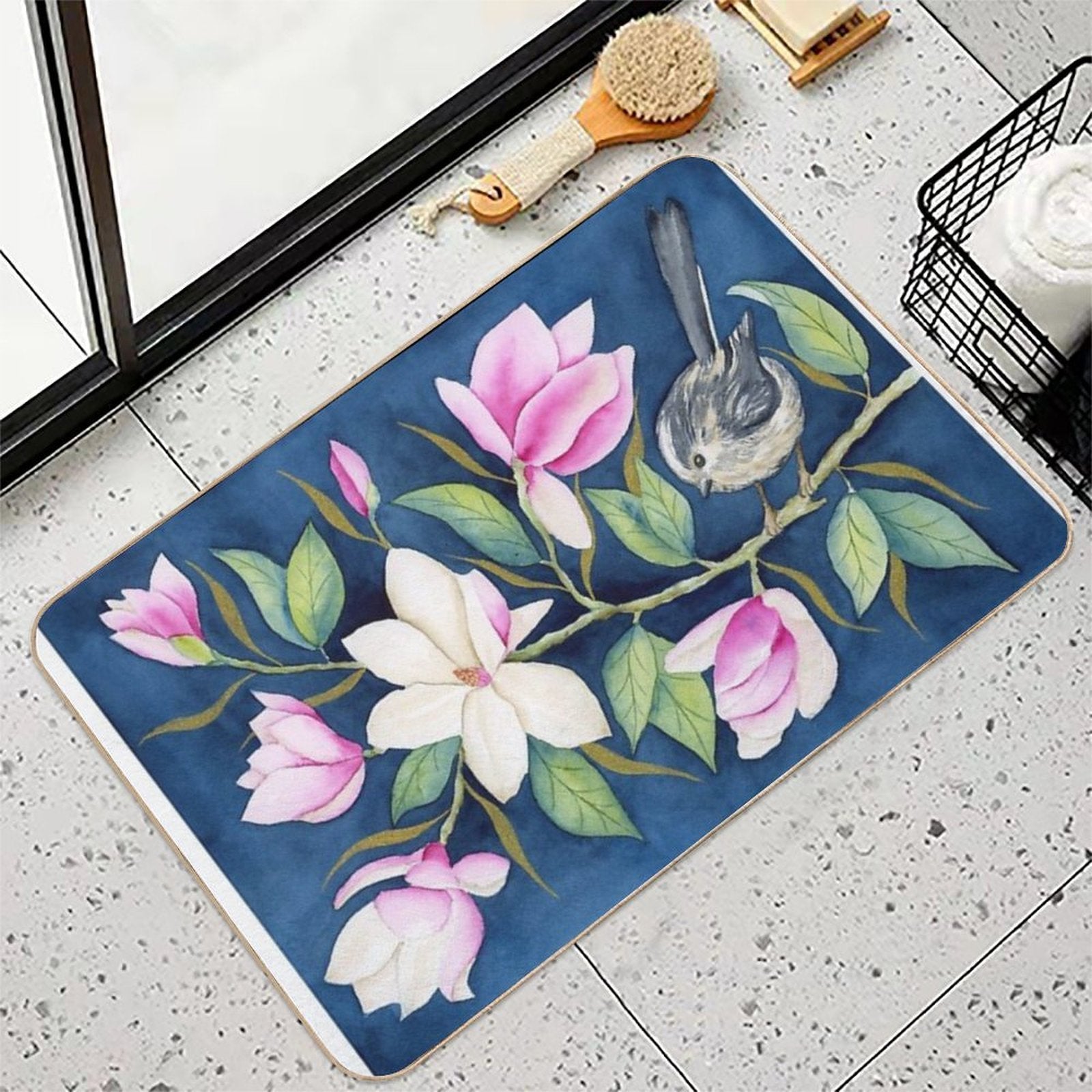 Magnolia  Anti-Trip Bath Mat