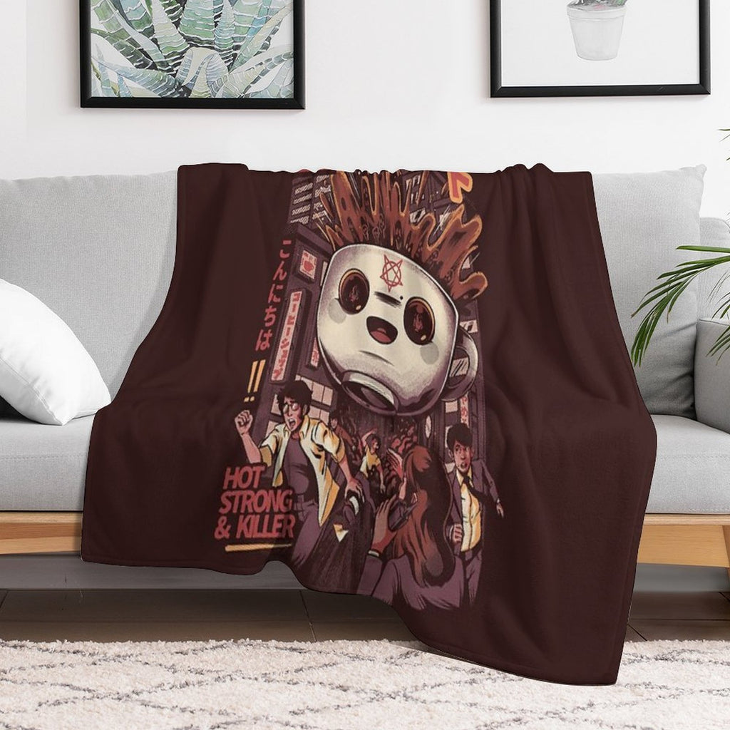 Black Magic Coffee All-season Throw Blanket