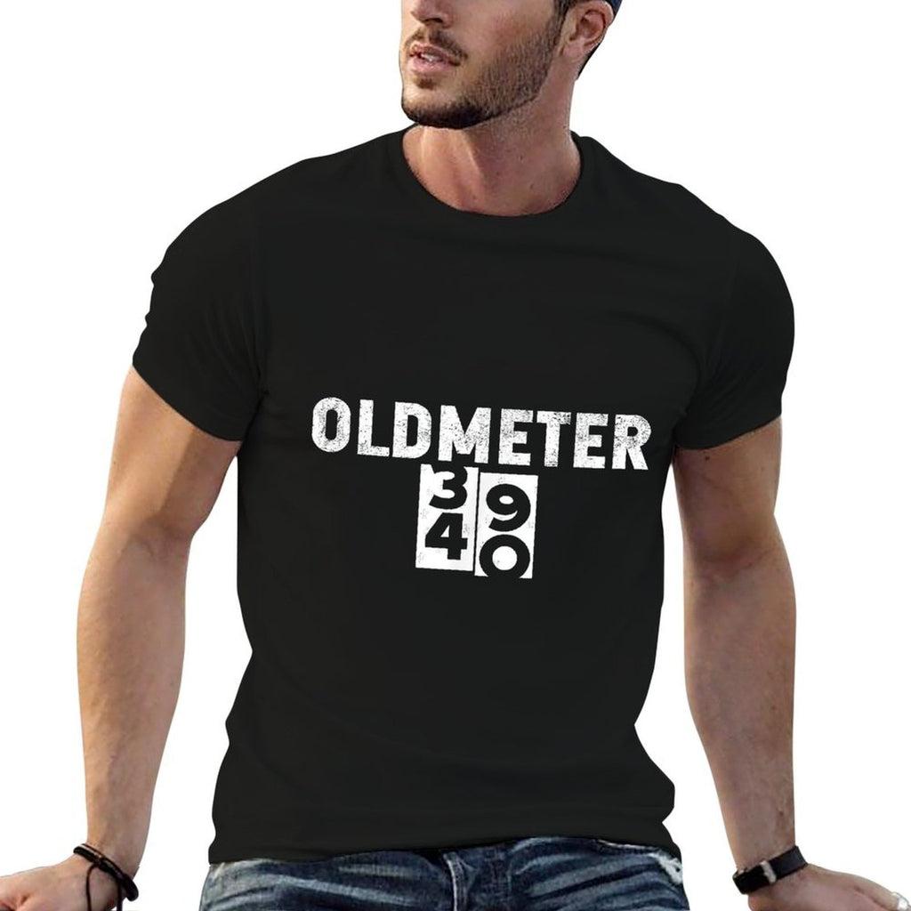 Oldmeter 40 40th Birthday Gift Funny  Stretchy T-Shirt