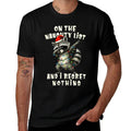 On The Naughty List And I Regret Nothing Dabbing Raccoon  Moisture-wicking T-Shirt