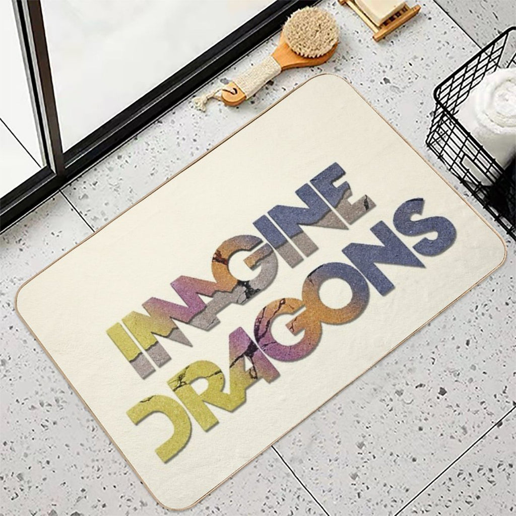 Imagine Dragons Cracks  Long-Lasting Bath Mat