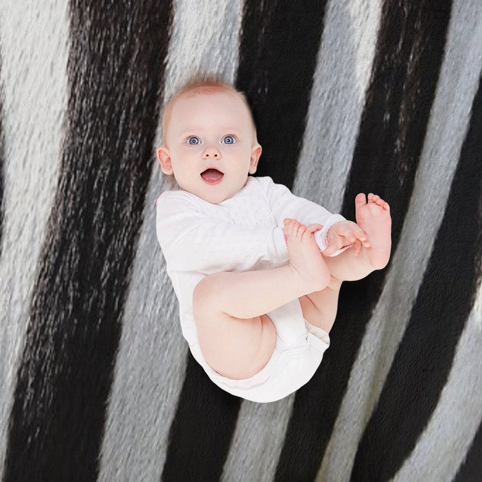 Animal Zebra Print Gift-ready Throw Blanket