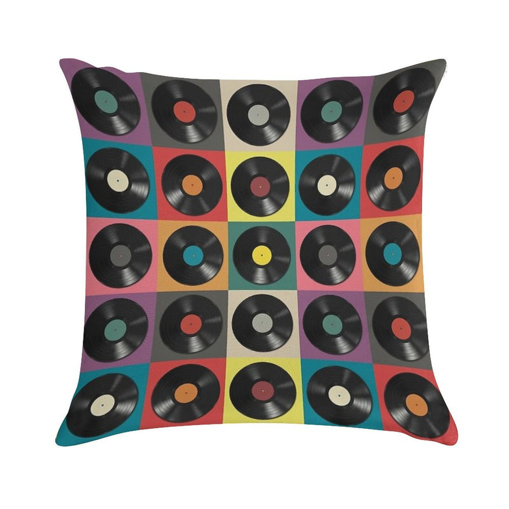 Vinyl Record Soft Warmth Comfort Throw Pillow