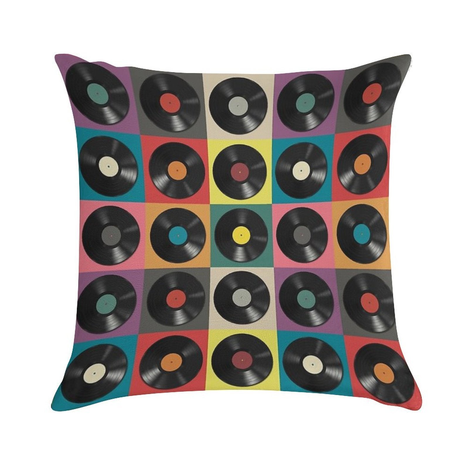 Vinyl Record Soft Warmth Comfort Throw Pillow