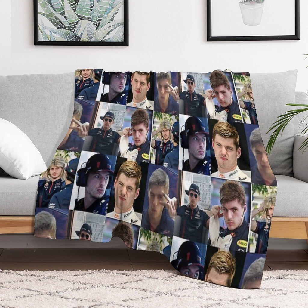 Max Verstappen Anti-pilling Throw Blanket