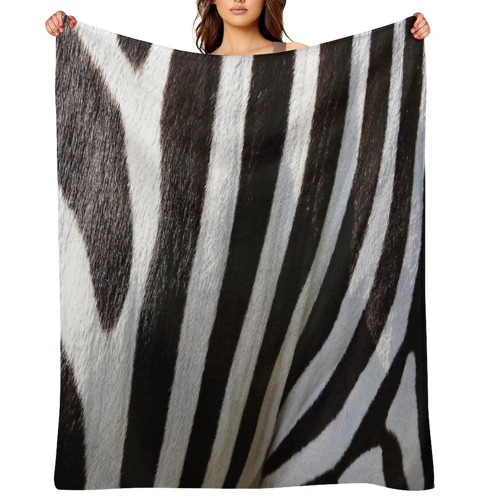 Animal Zebra Print Gift-ready Throw Blanket