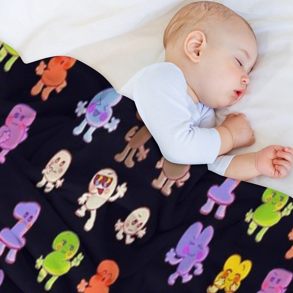 BFB All Numbers Algebraliens Pack Versatility Throw Blanket
