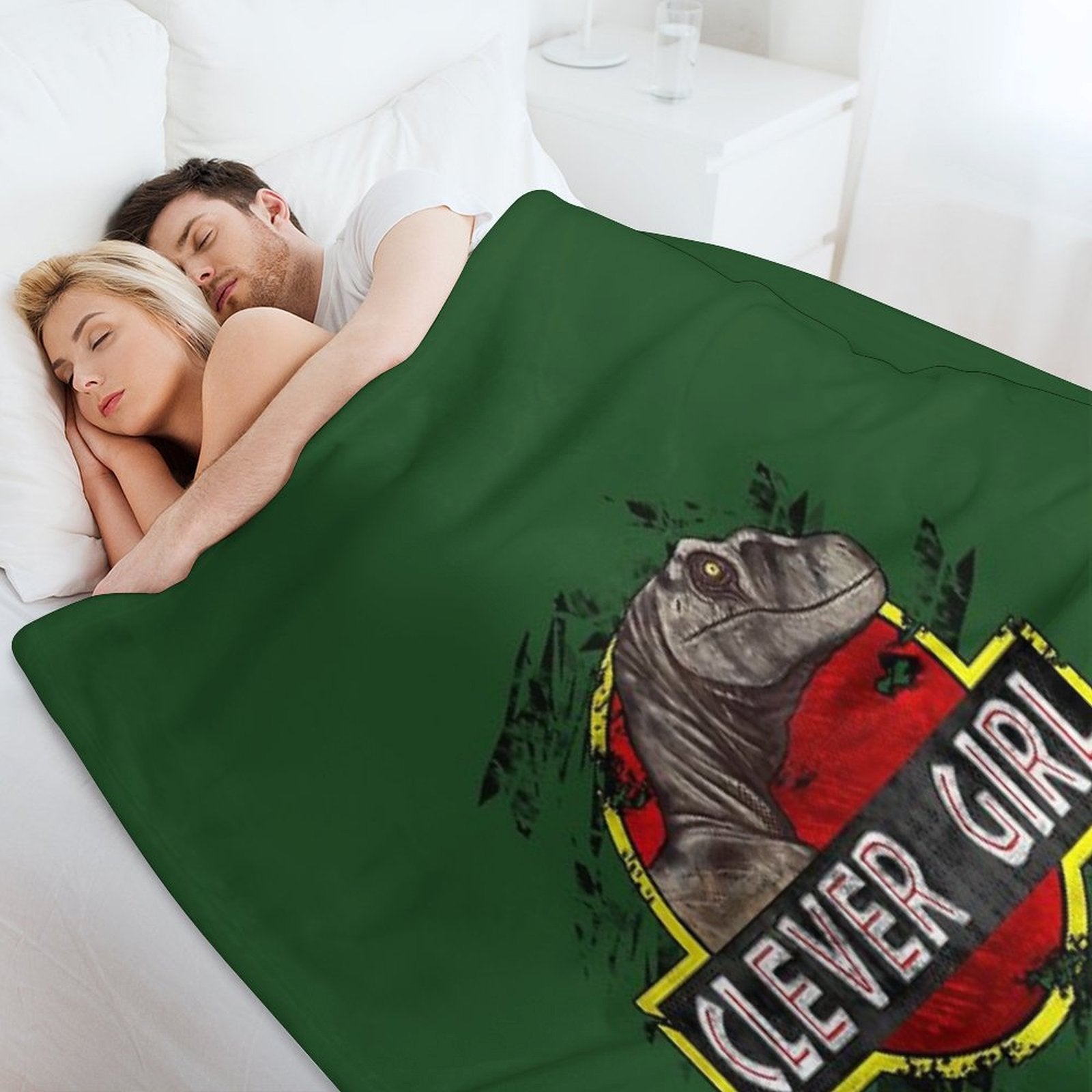 Clever Girl All-season Throw Blanket