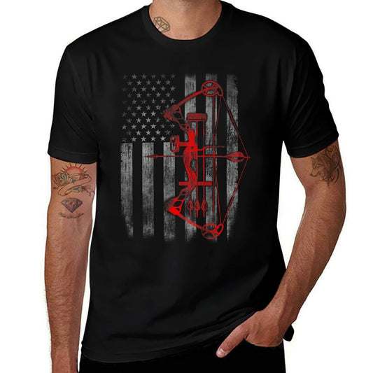 Bow Hunting Flag Archery  Quick-drying T-Shirt