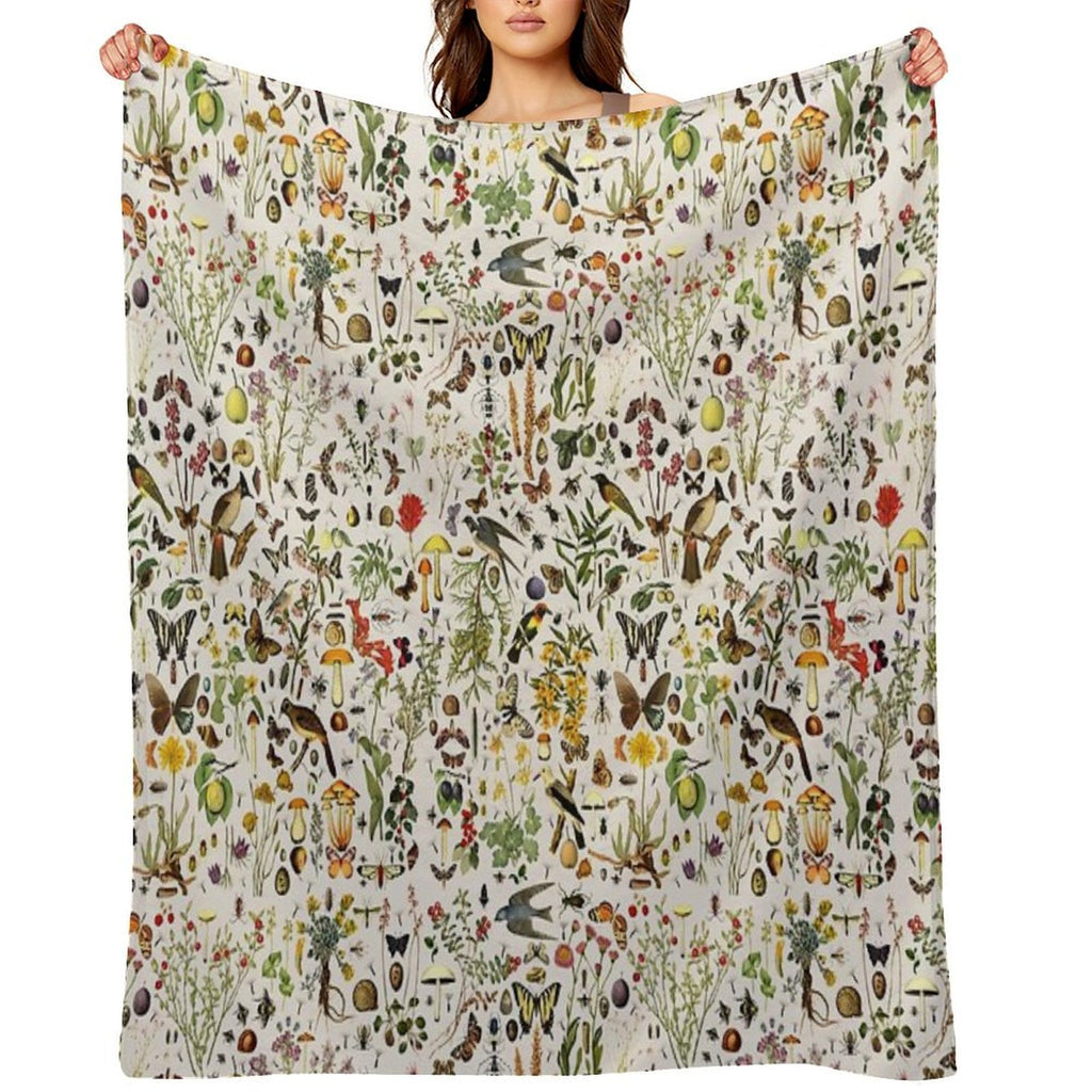 Biology of America USA Compact Throw Blanket