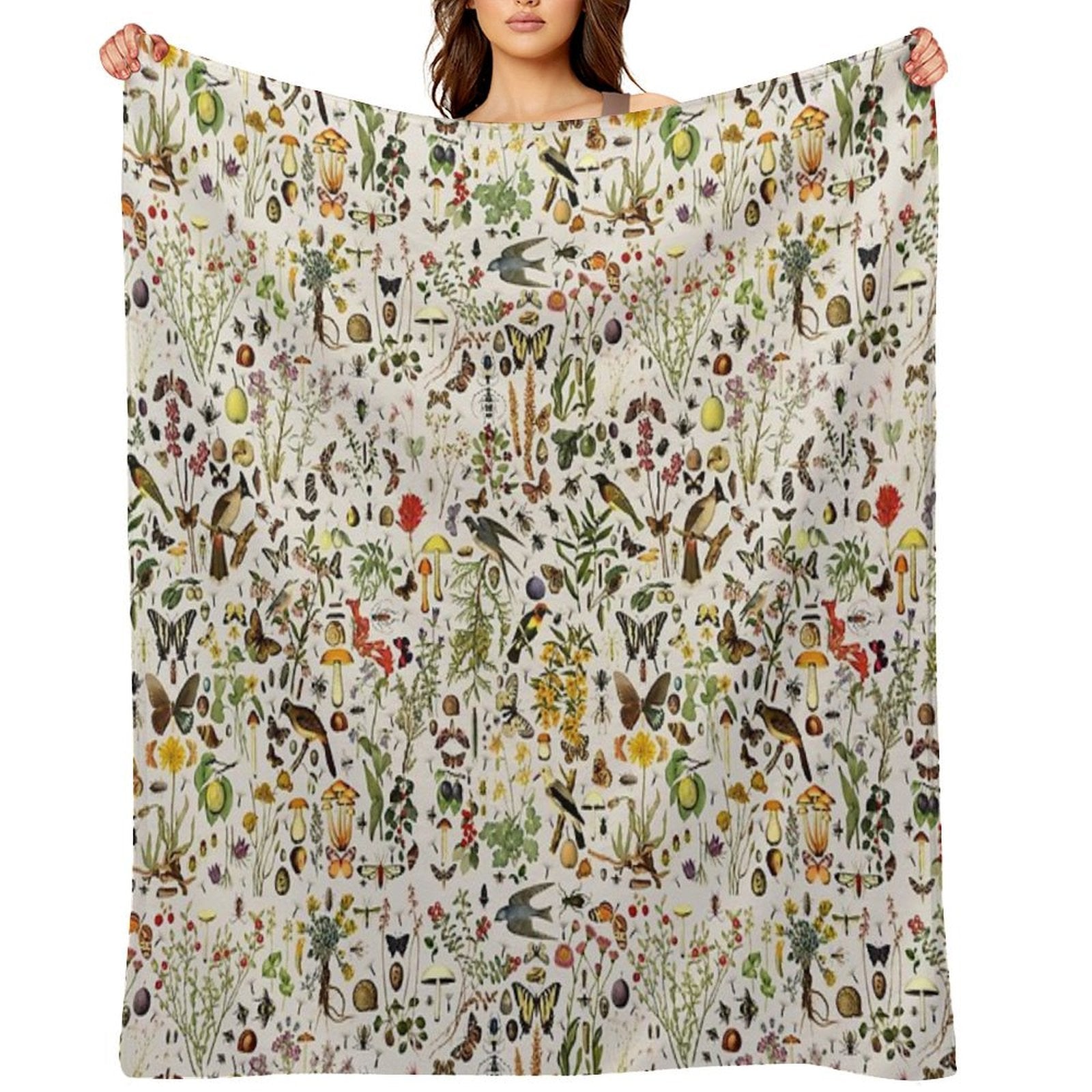 Biology of America USA Compact Throw Blanket
