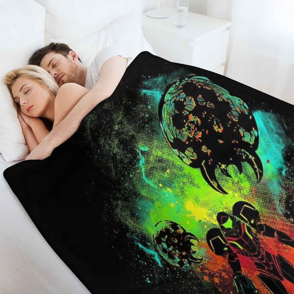 Bounty Hunter of Space Compact Throw Blanket