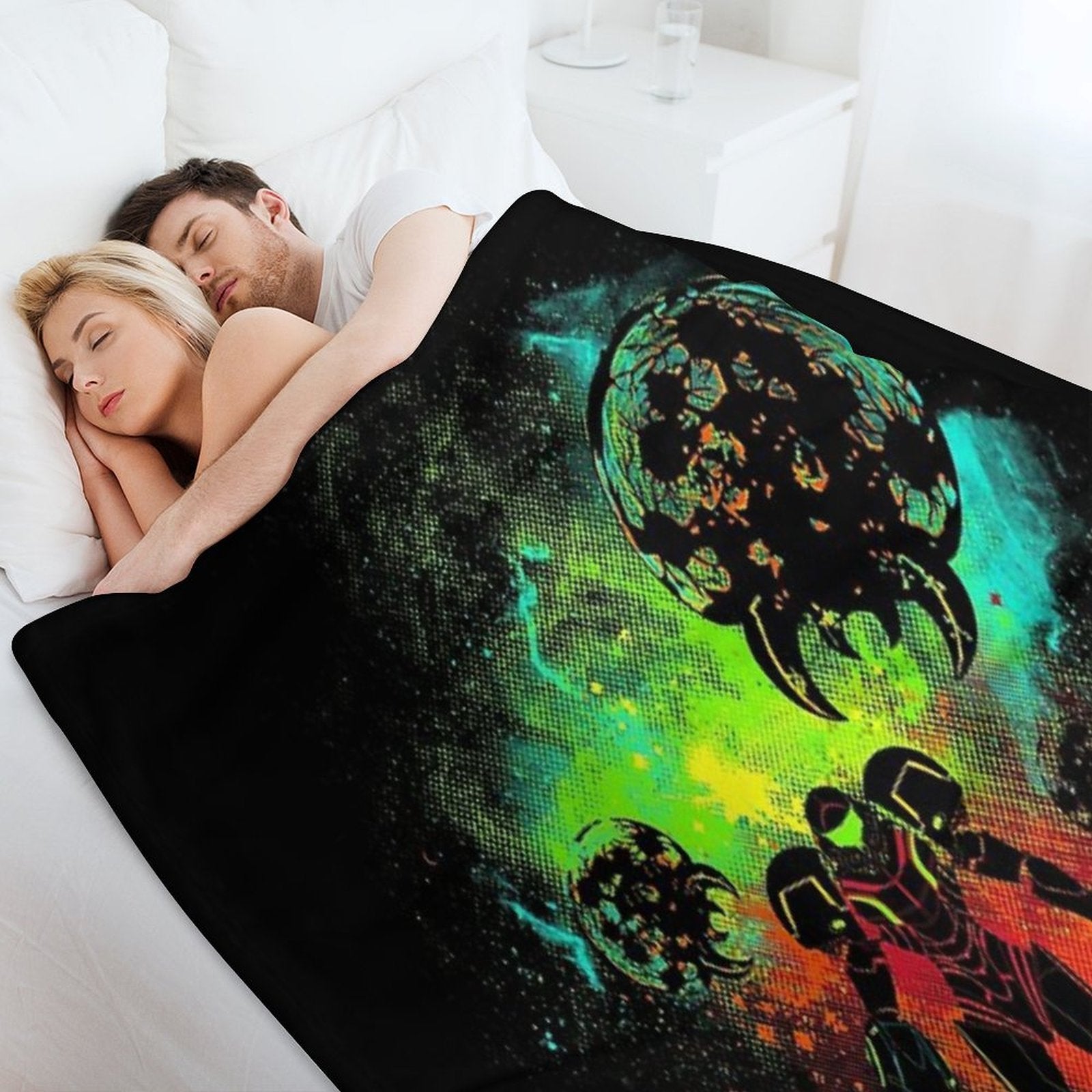 Bounty Hunter of Space Compact Throw Blanket