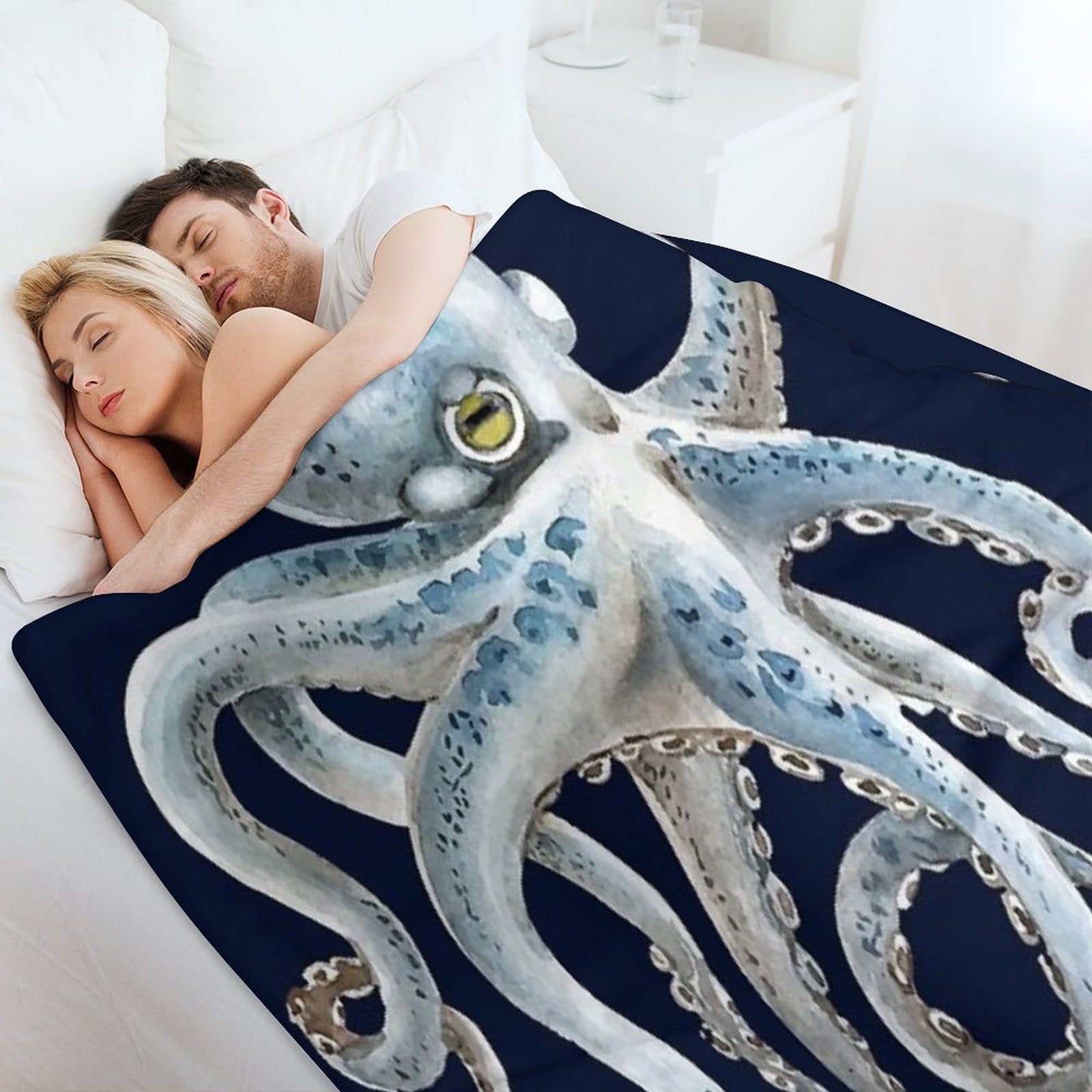 Octopus Tentaces 2 Easy Care Throw Blanket