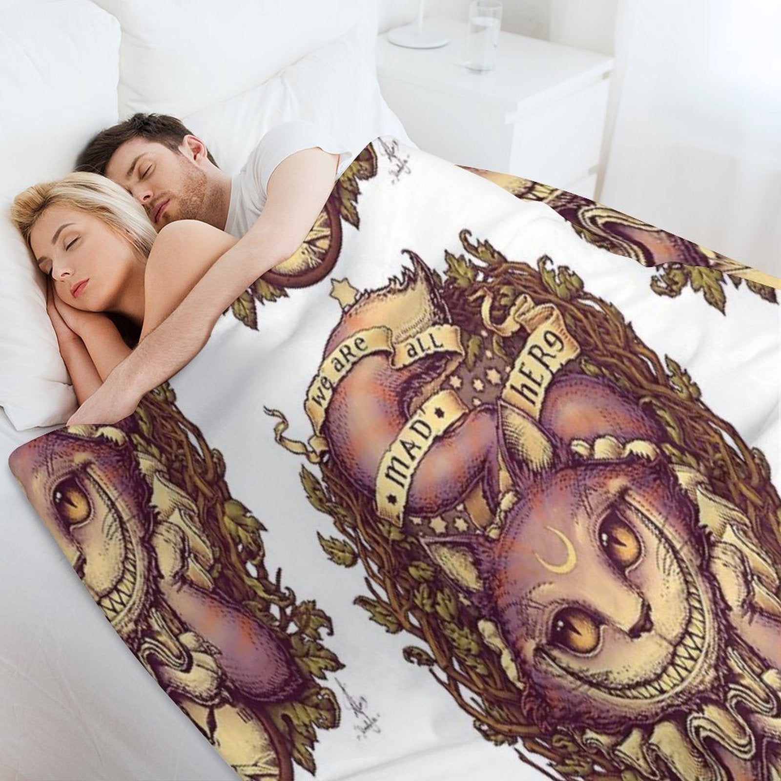 CHESHIRE CAT Gift-ready Throw Blanket