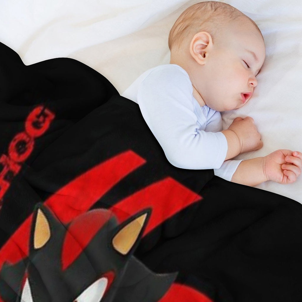 Shadow The Hedgehog Plush Throw Blanket