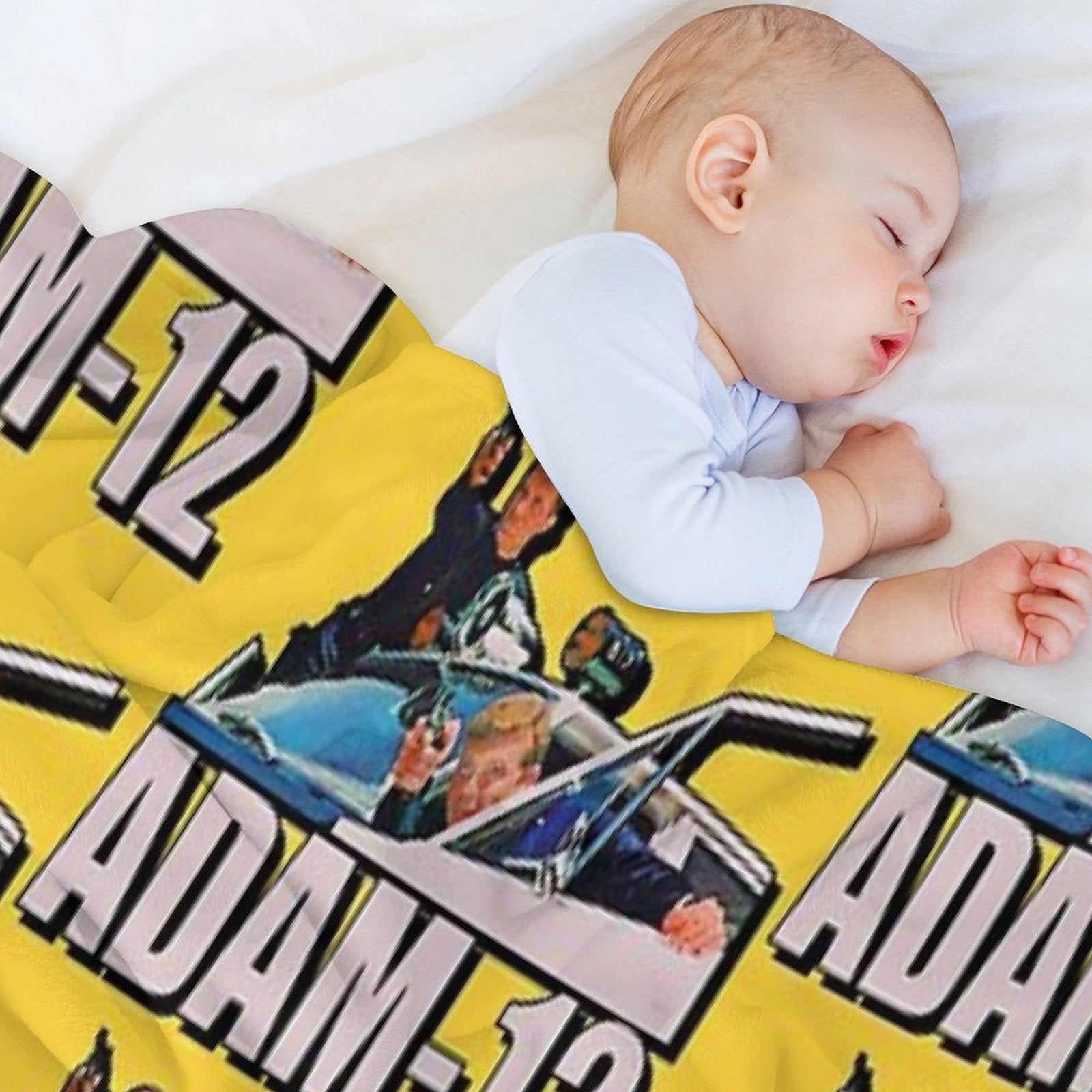 Retro One Adam 12 Tribute Quick-dry Throw Blanket