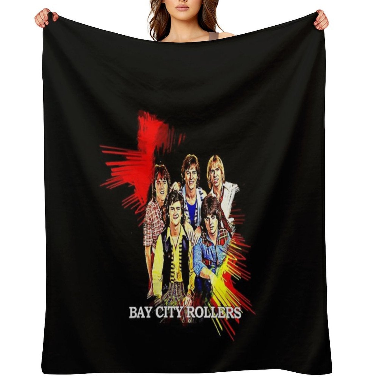 Bay City Rollers Merchandise Shrink-resistant Throw Blanket
