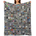 Cassettes All-season Throw Blanket