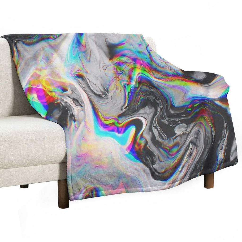 CONFUSION IN HER EYES THAT SAYS IT ALL Travel-friendly Throw Blanket