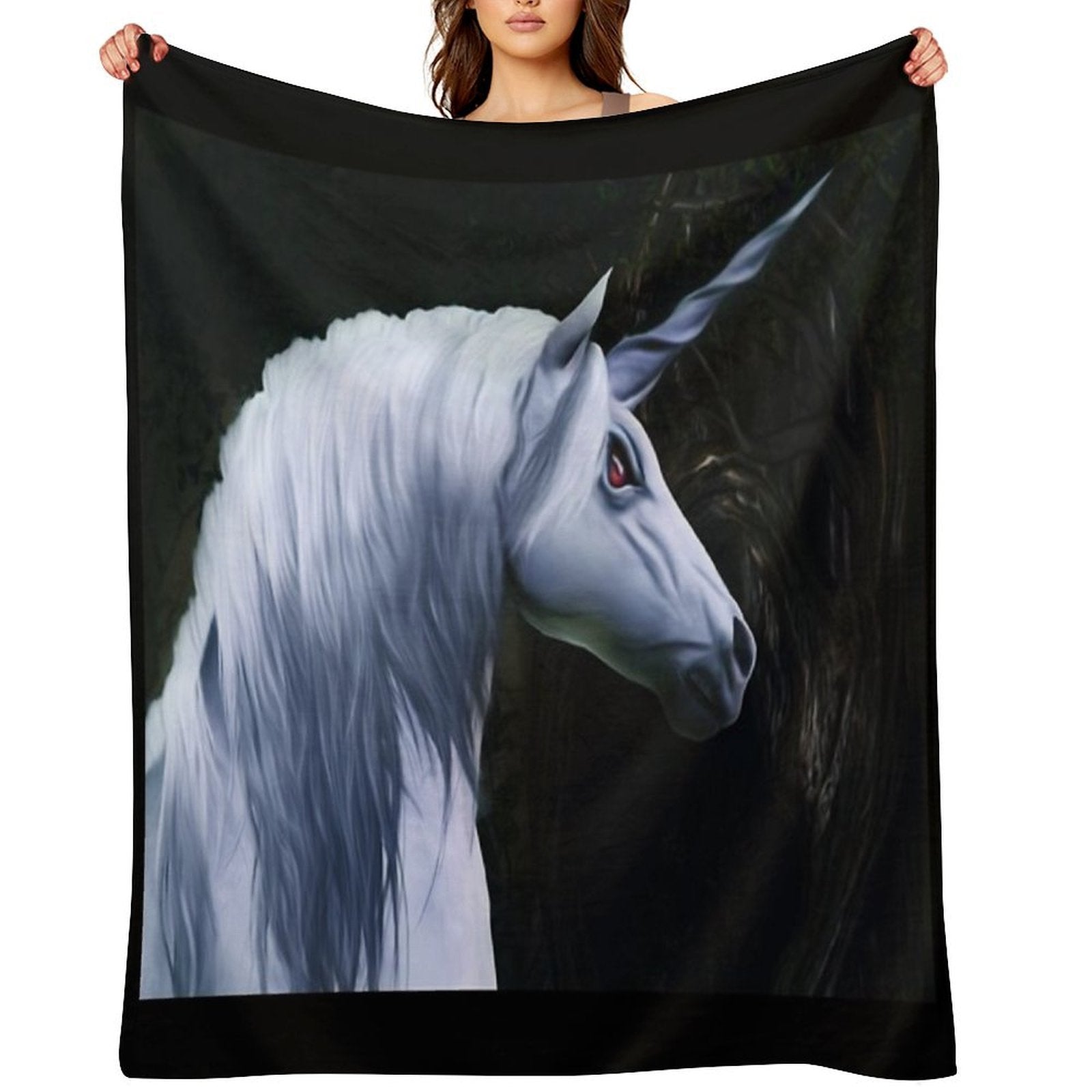 Angry Unicorns - B99 Easy Care Throw Blanket