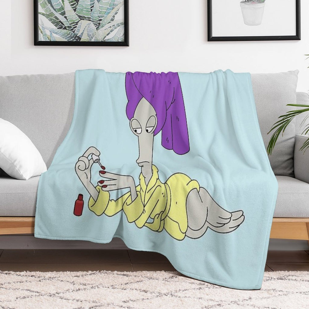 American Dad Roger Wrinkle-free Throw Blanket