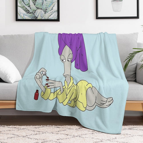 American Dad Roger Wrinkle-free Throw Blanket