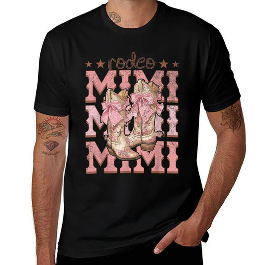 Rodeo Mimi Pink Boots Coquette Cow-Girl Birthday Party  Moisture-wicking T-Shirt