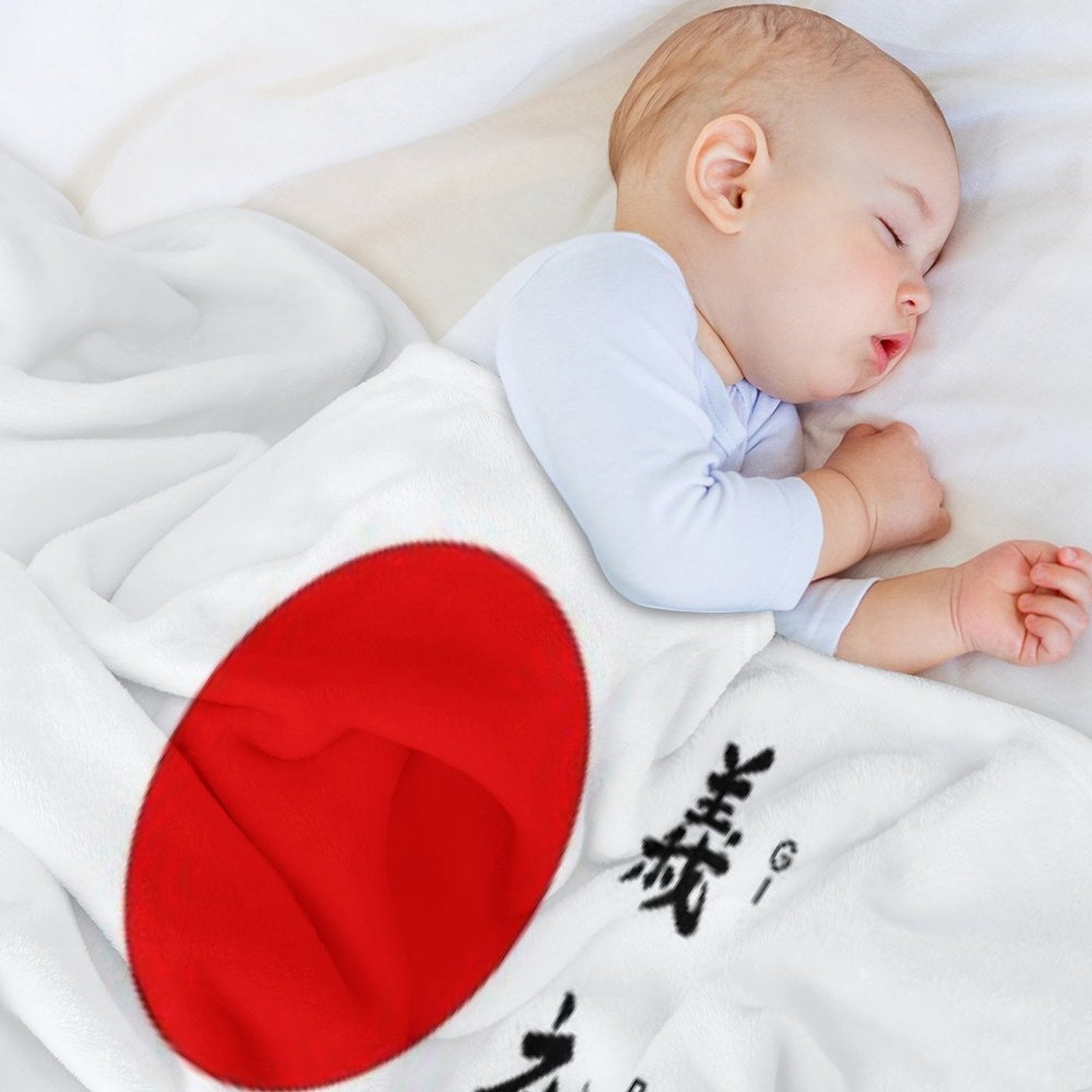 Bushido And Japanese Sun Anti-pilling Throw Blanket