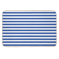 Blue And White Stripes  Long-Lasting Bath Mat