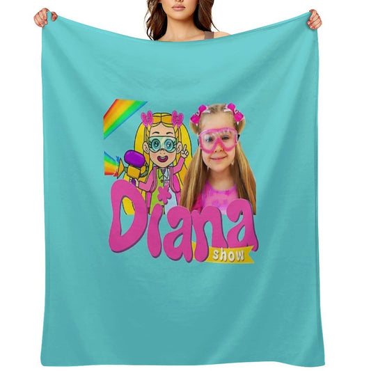 The Kids Diana And Roma Show Wrinkle-free Throw Blanket