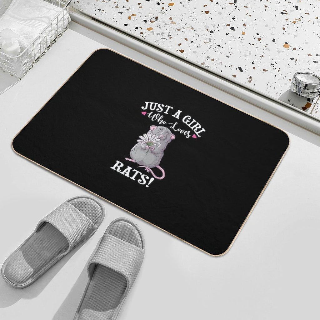 Pet Rat  Repositionable Bath Mat