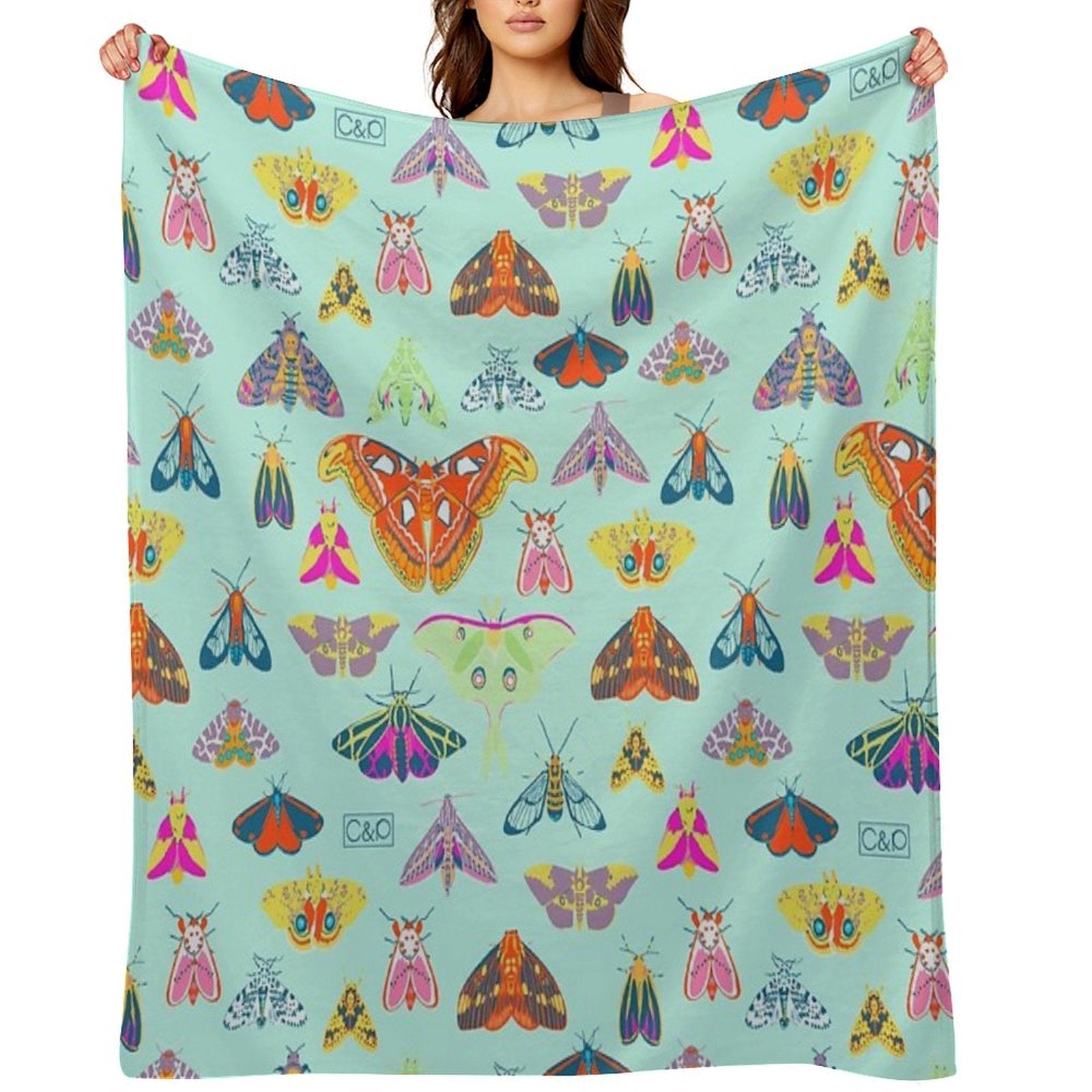 Lots of Lepidoptera Anti-pilling Throw Blanket