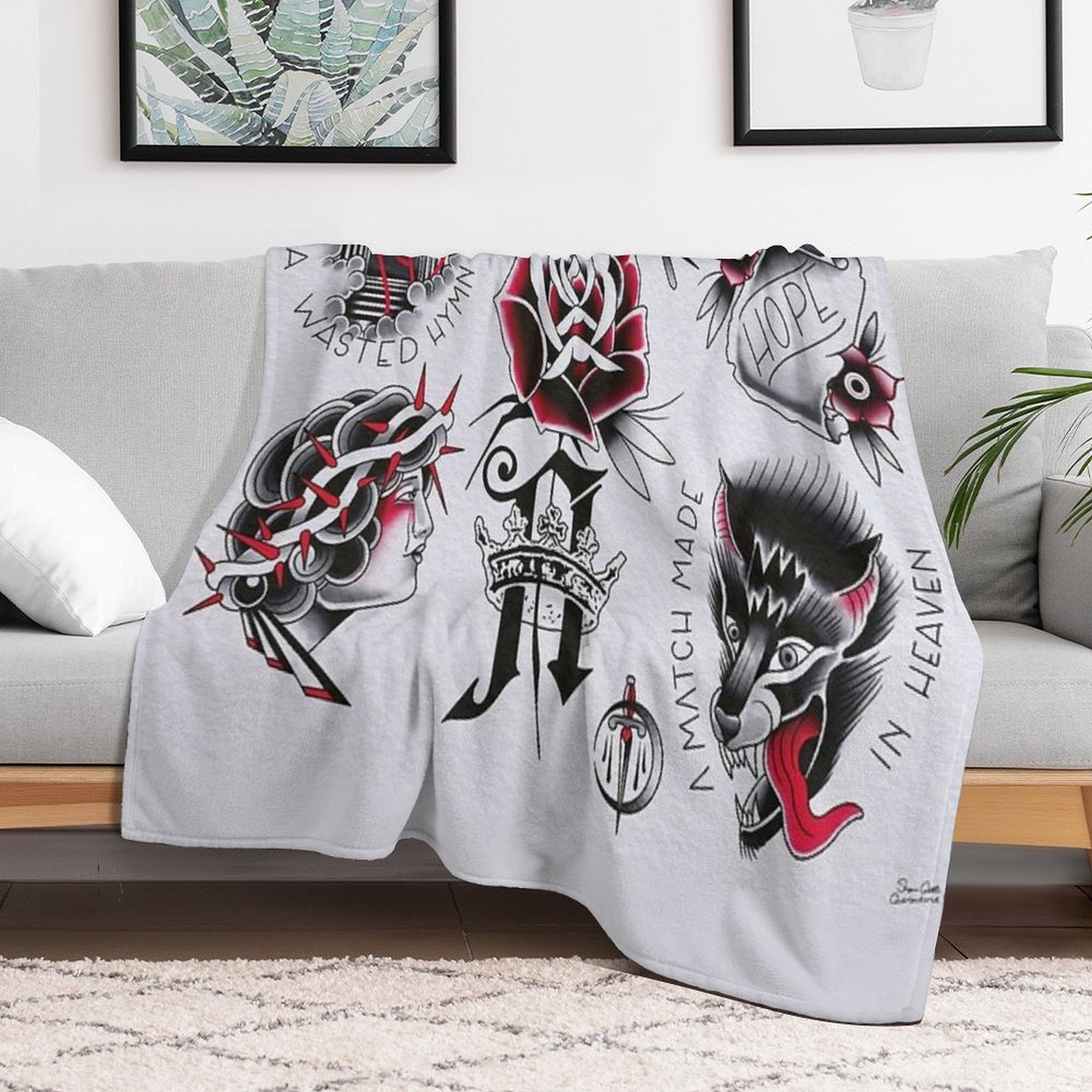 Architects Band Logo Machine-washable Throw Blanket