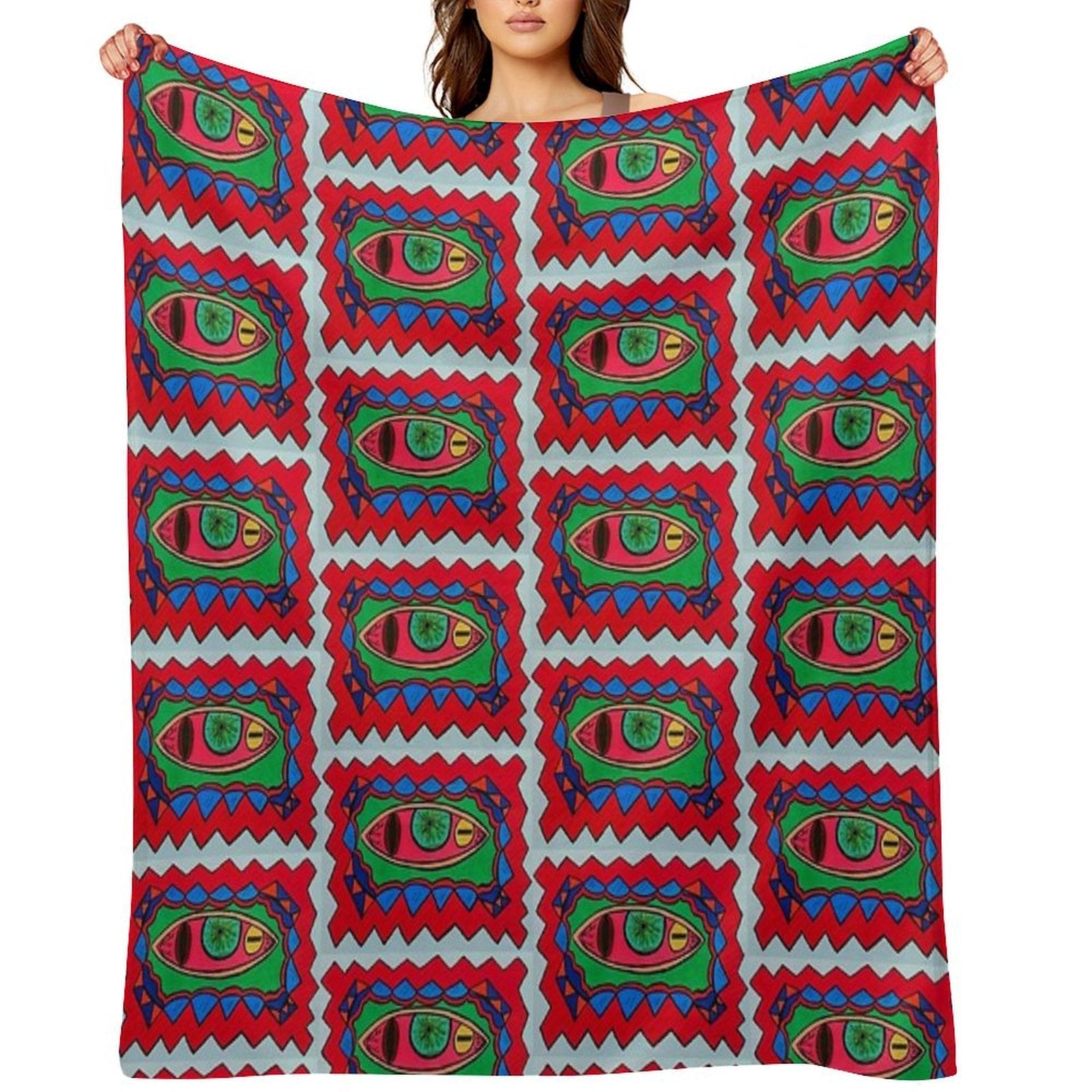 A Story of Looks Compact Throw Blanket