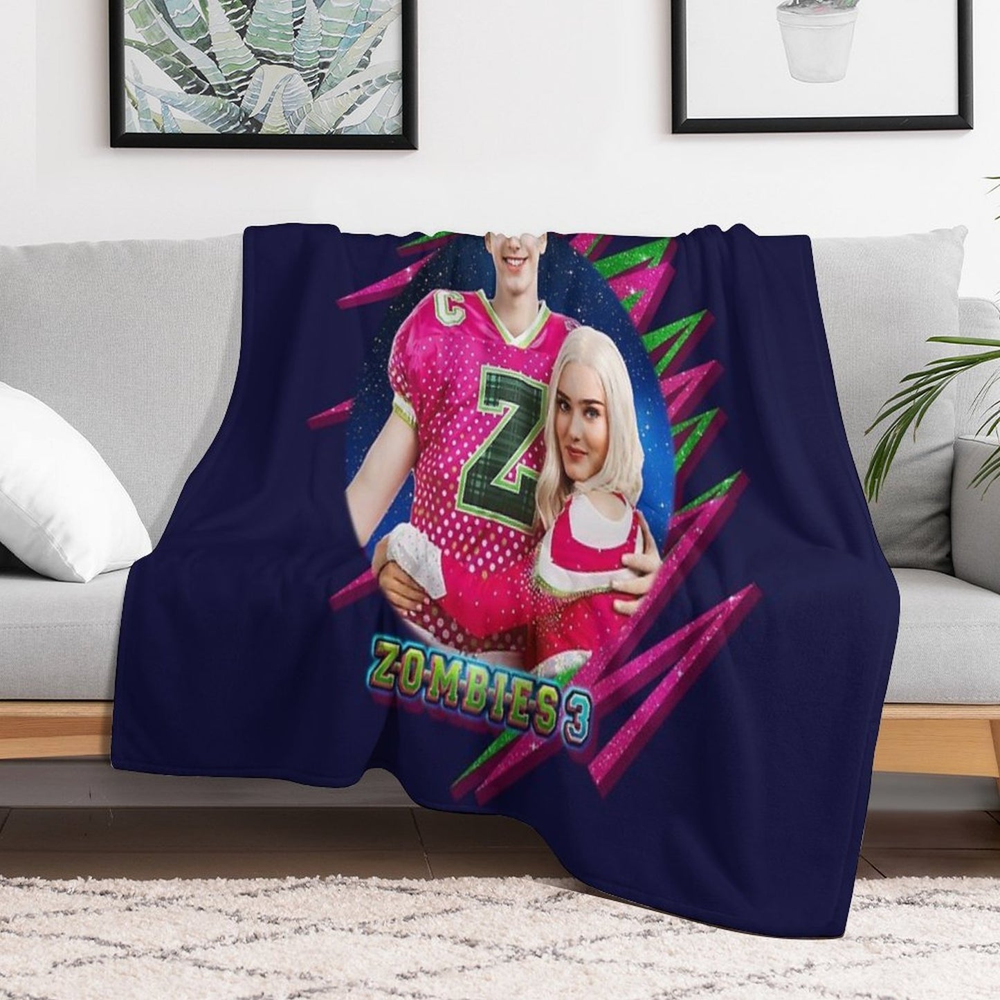 Zombies 3 - Zed And Addison Machine-washable Throw Blanket