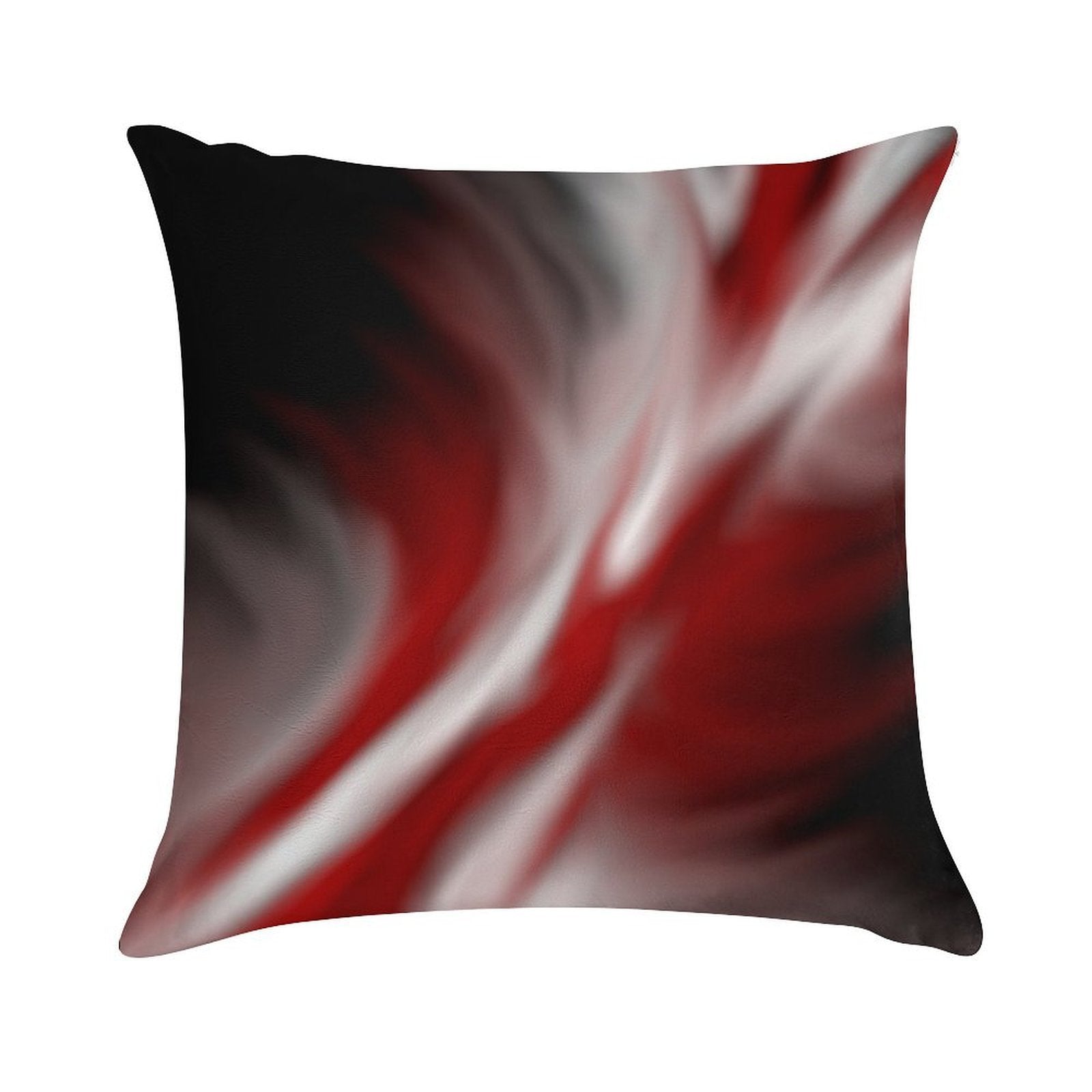 Decorative Red And White Soft Shrink-Resistant Throw Pillow