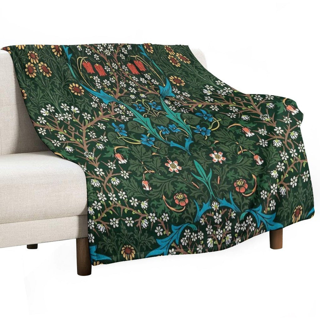 Blackthorn by William Morris, 1892 Compact Throw Blanket
