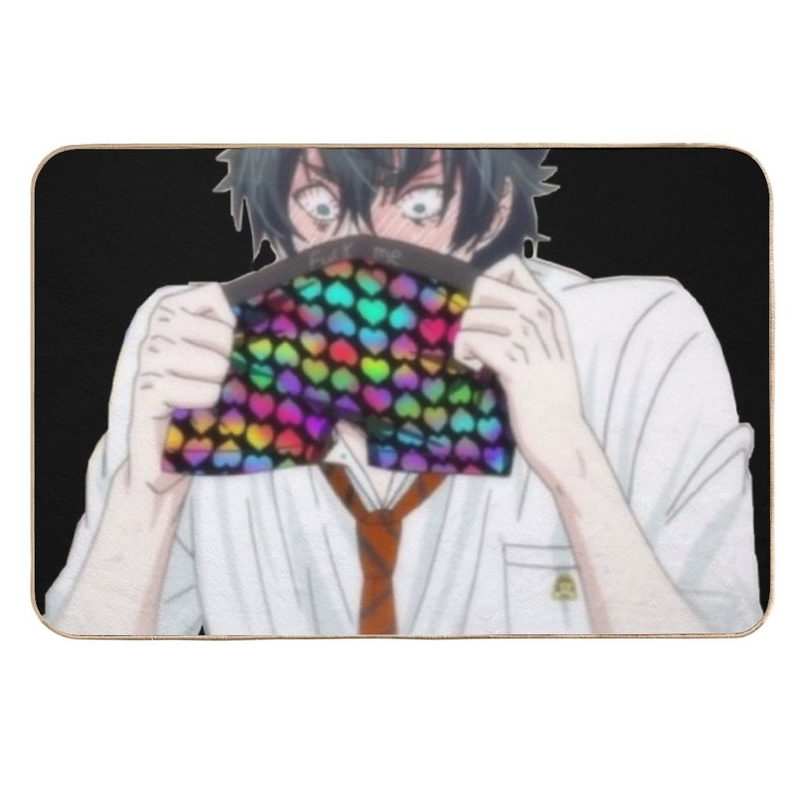 Funny Yarichin B Club  Toxin-Free Bath Mat