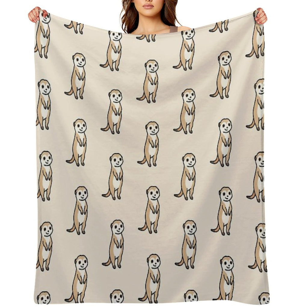 Meerkat Durable Throw Blanket