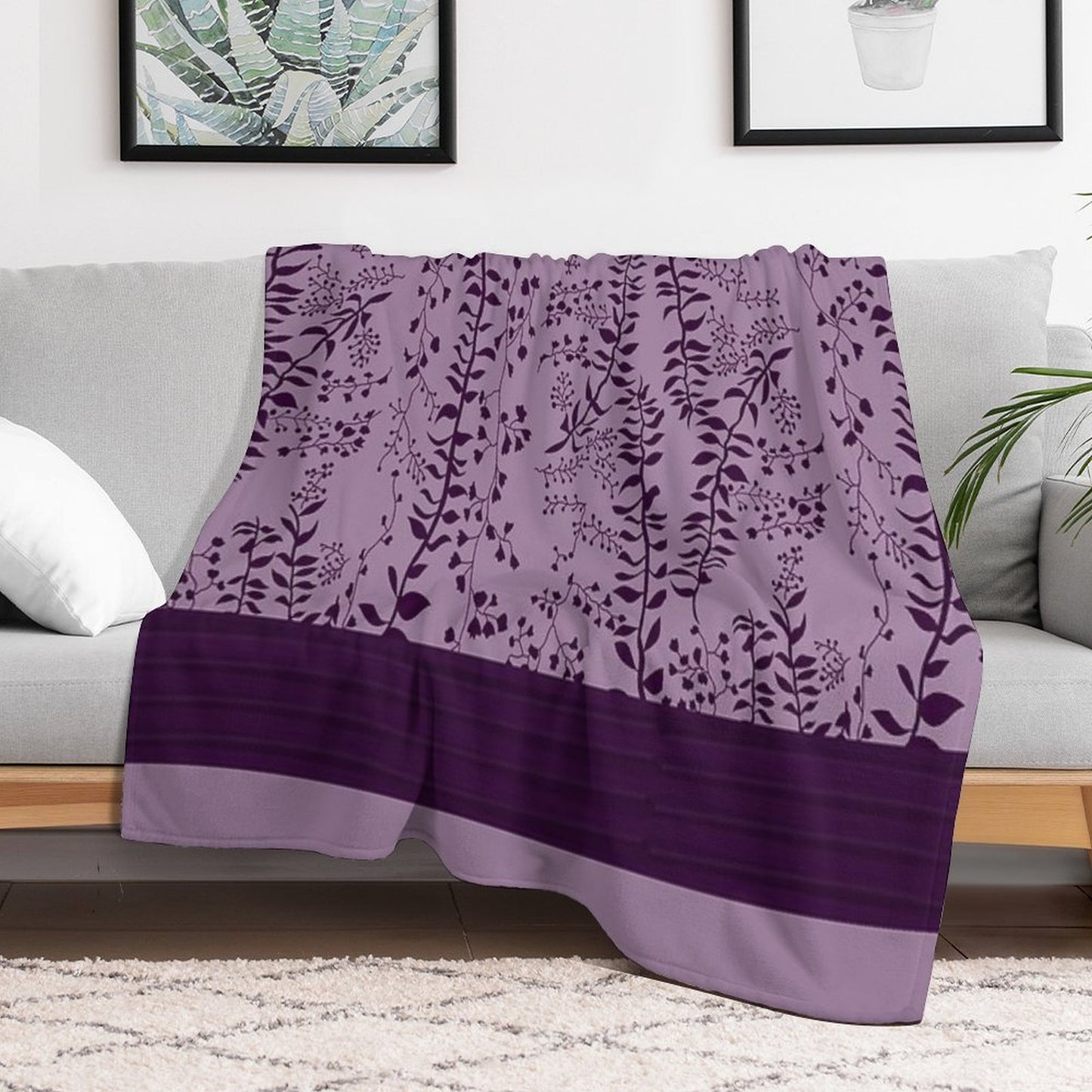 Bella Swan's Comforter Set Replica  Purples Cool - Version 2  Twilight Saga Fanart Quick-dry Throw Blanket