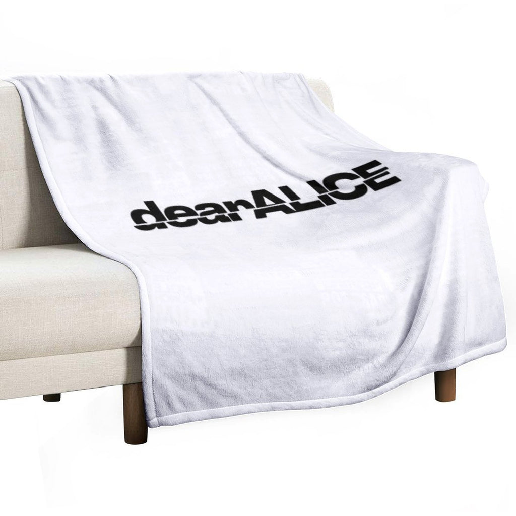 DearALICE Logo Travel-friendly Throw Blanket