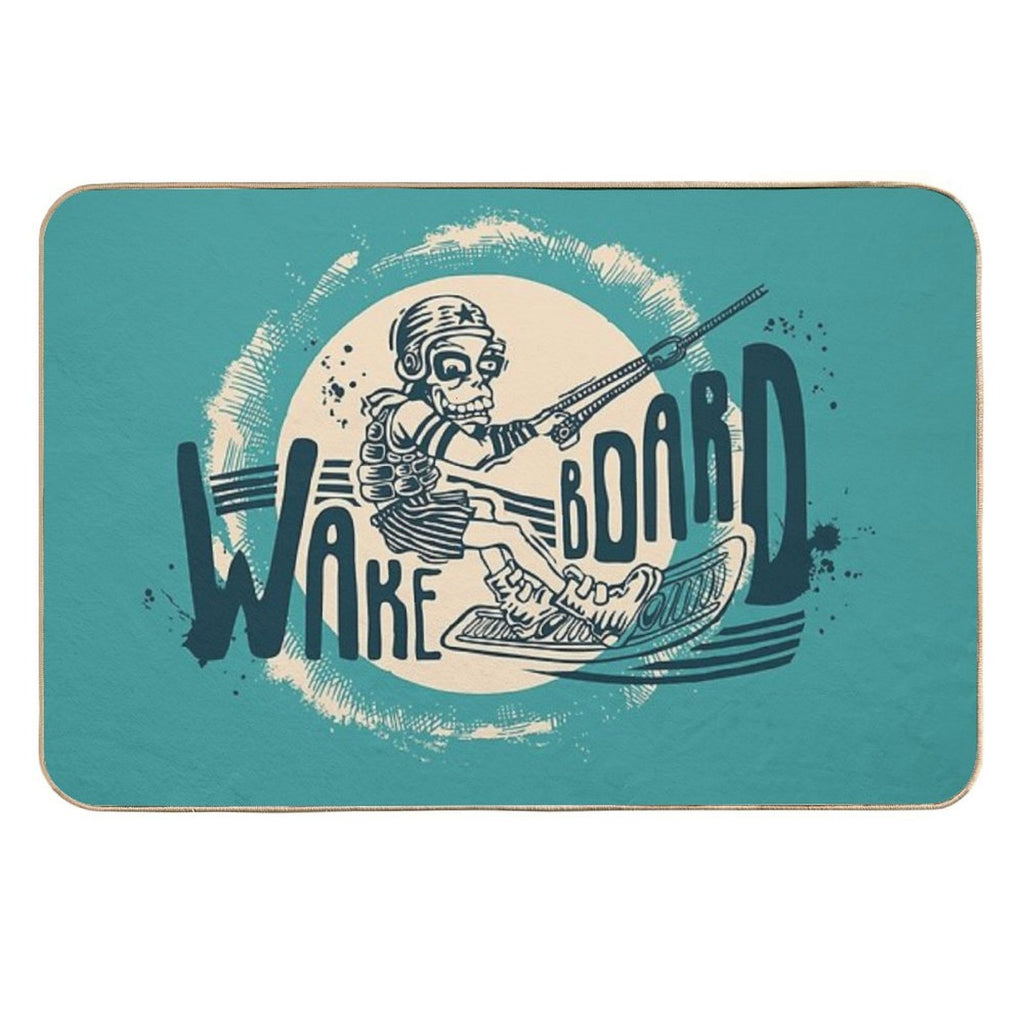 Wakeboard  Dirt-Trapping Bath Mat