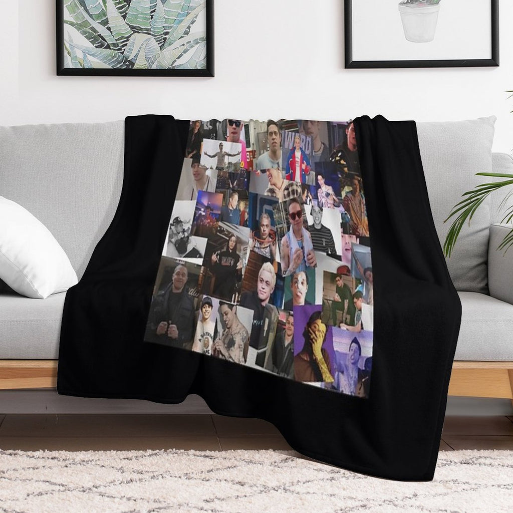 Pete Collage Travel-friendly Throw Blanket
