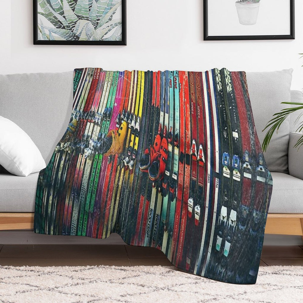 Ski Sun Valley Comfort Throw Blanket