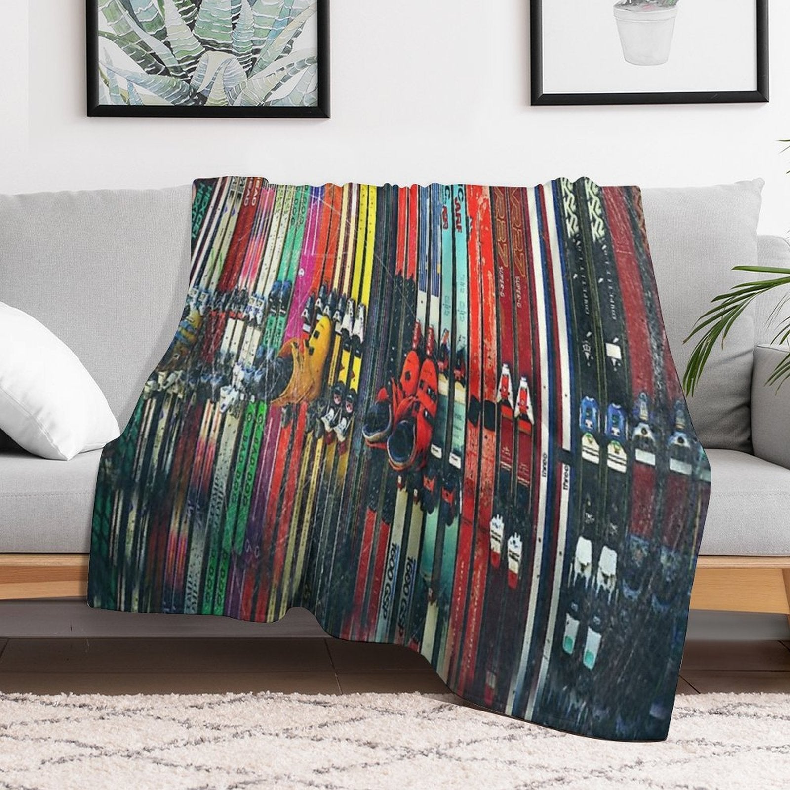 Ski Sun Valley Comfort Throw Blanket